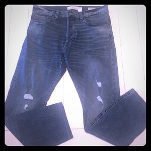 Men’s H&M Destroyed Denim Jeans Slim Fit